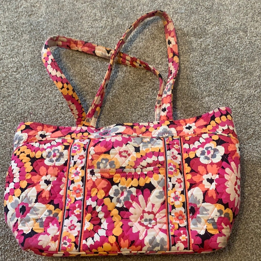 Vera Bradley Pink Pixie Blooms Purse